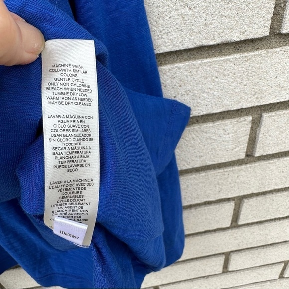 NWT Chico’s Knit Drape-Front Jacket Majestic Blue - Picture 5 of 11